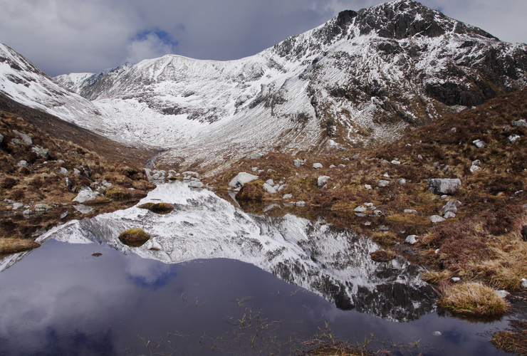 The Aonachs from Meall Cumhan bealach © Alex Gillespie - JMT