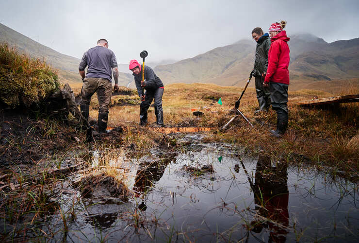 Peatland restoration in Glen Nevis by Zeemon Erhardt