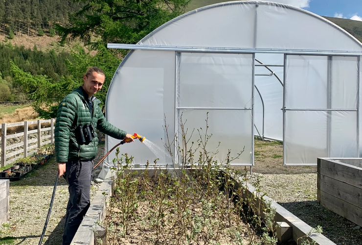 West Head Nursery - watering