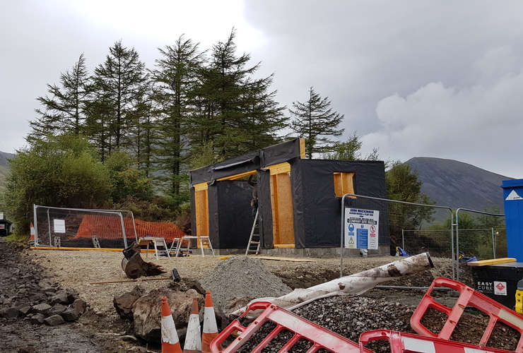 Bla Bheinn car park works 2019 b