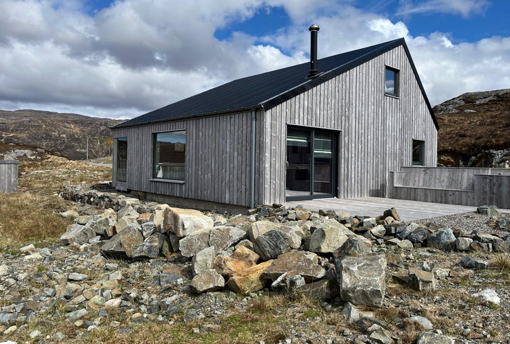 White Cairn at Kylesku Lodges exterior 2