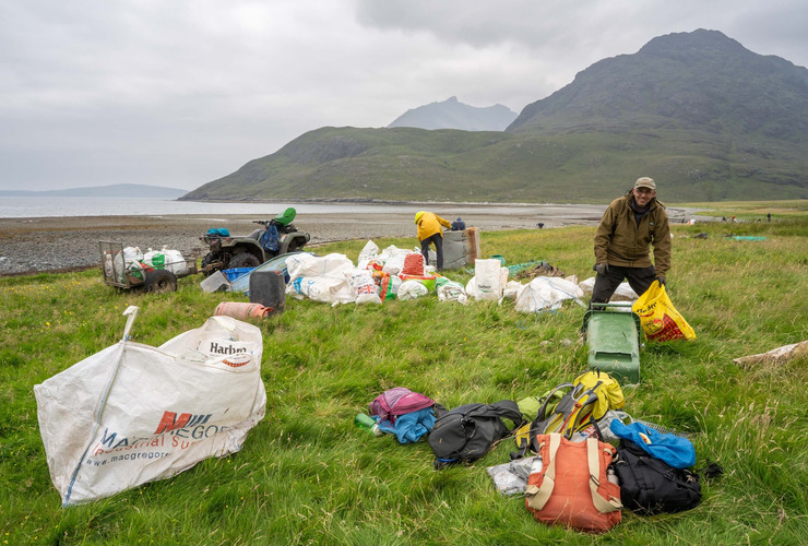 Camasunary beach clean 2025 -  Adrian Trendall 2