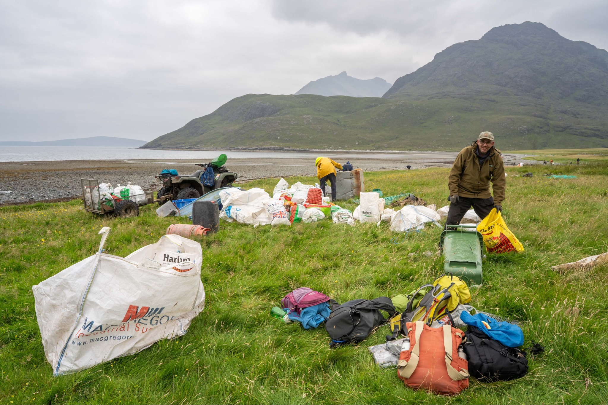 Camasunary beach clean 2025 -  Adrian Trendall 2