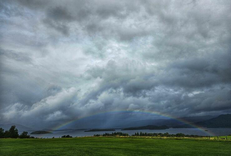 2025 Gathering - rainbows at Loch Lomond