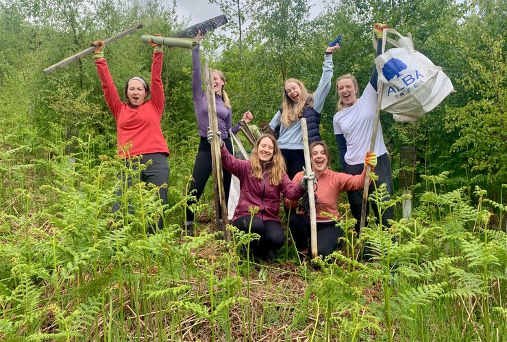 Absolute Escapes volunteering at Glelude - June 2025