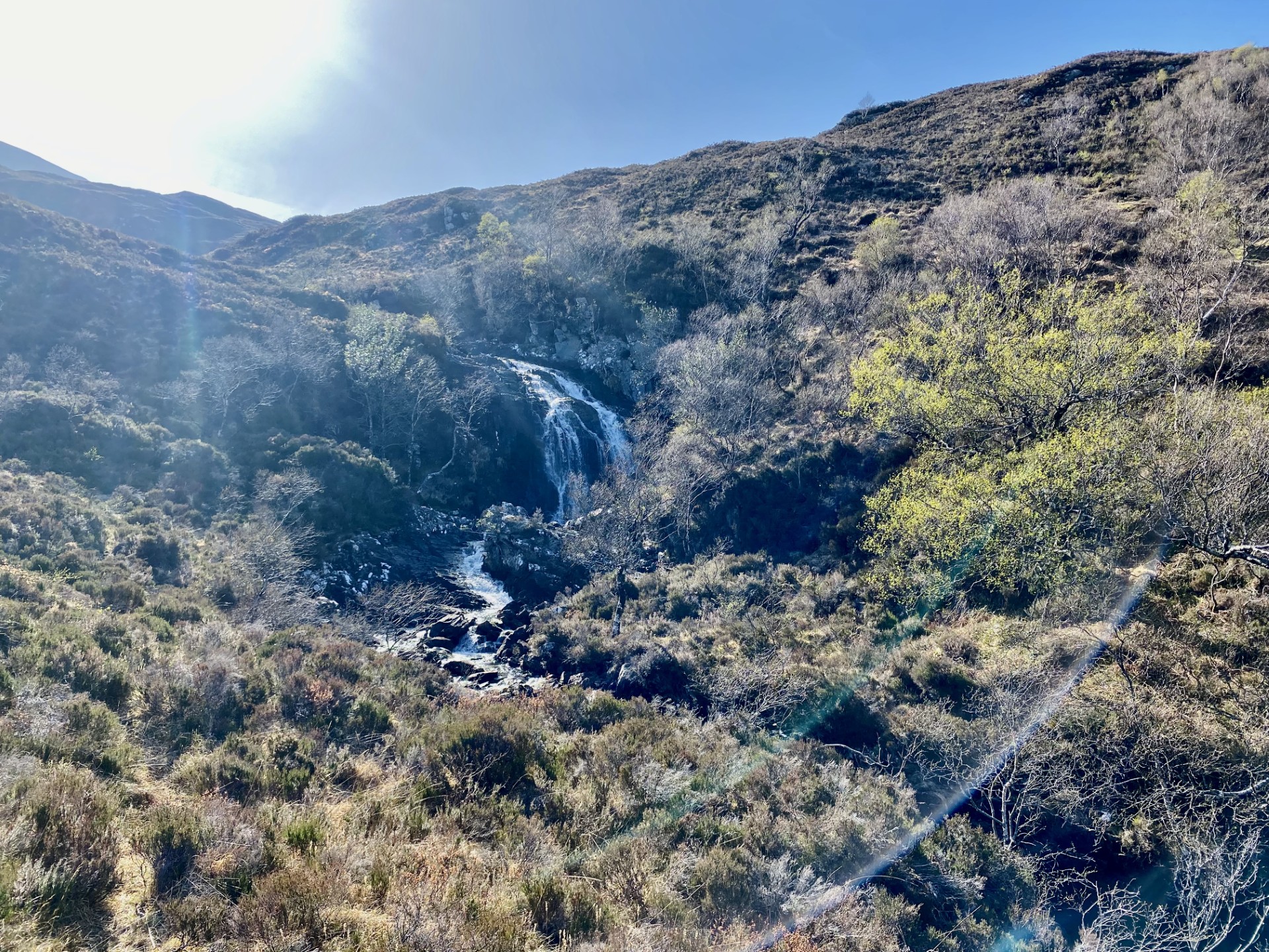 Waterfall on Allt a&rsquo; Ghamhna at Quinag 