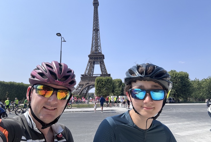 Pedal to Paris 2026 - finish 2